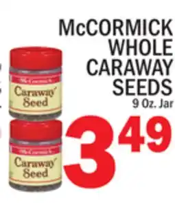 C Town McCORMICK WHOLE CARAWAY SEEDS offer