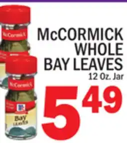 C Town McCORMICK WHOLE BAY LEAVES offer