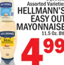 C Town HELLMANN'S EASY OUT MAYONNAISE offer