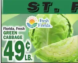 C Town GREEN CABBAGE offer