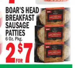 C Town BOAR'S HEAD BREAKFAST SAUSAGE PATTIES offer