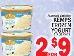 C Town KEMPS FROZEN YOGURT offer
