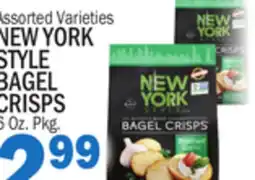C Town NEW YORK STYLE BAGEL CRISPS offer