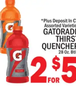 C Town GATORADE THIRST QUENCHER offer