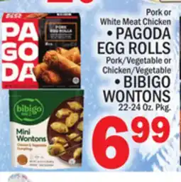 C Town • PAGODA EGG ROLLS •BIBIGO WONTONS offer