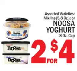 C Town NOOSA YOGHURT 8 Oz. Cup offer