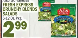 C Town FRESH EXPRESS CRUNCHY BLENDS offer