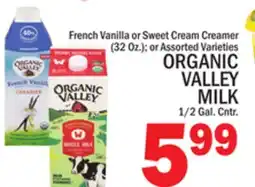 C Town ORGANIC VALLEY MILK offer
