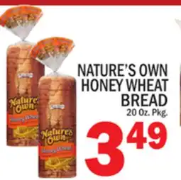 C Town NATURE'S OWN HONEY WHEAT BREAD offer