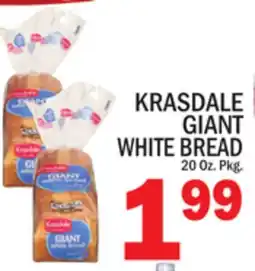 C Town KRASDALE GIANT WHITE BREAD offer