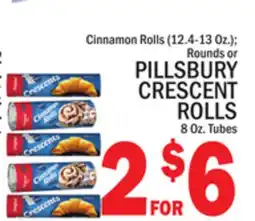 C Town PILLSBURY CRESCENT ROLLS, 8 Oz. Tubes offer