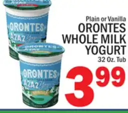 C Town ORONTES WHOLE MILK YOGURT offer