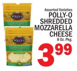 C Town POLLY-O SHREDDED MOZZARELLA CHEESE offer