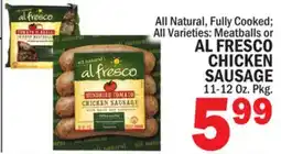 C Town AL FRESCO CHICKEN SAUSAGE offer