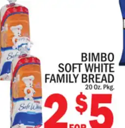 C Town BIMBO SOFT WHITE FAMILY BREAD offer