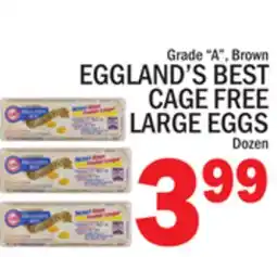 C Town EGGLAND'S BEST CAGE FREE LARGE EGGS offer