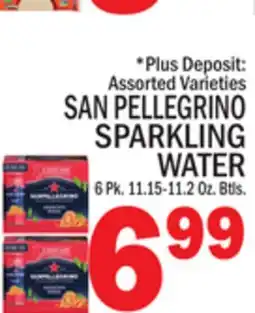 C Town SAN PELLEGRINO SPARKLING WATER offer