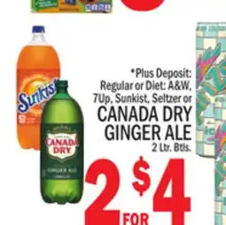 C Town CANADA DRY GINGER ALE offer
