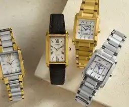 JC Penney Citizen Bianca women's silver-tone, gold-tone, black strap or two-tone offer