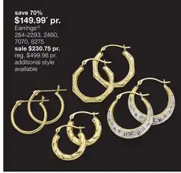 JC Penney Earrings‡◊ offer