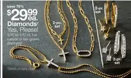 JC Penney 1/20 to 1/10 ct. t.w. natural or lab-grown diamond§ offer