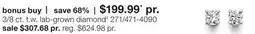 JC Penney 3/8 ct. t.w. lab-grown diamond‡ offer