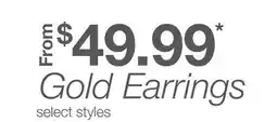 JC Penney Gold Earrings offer