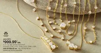JC Penney 2 ct. t.w. lab-grown diamond‡ offer