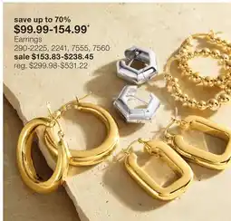 JC Penney Earrings offer