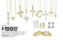 JC Penney Natural or lab-grown diamond accent to 1/10 ct. t.w.‡ offer