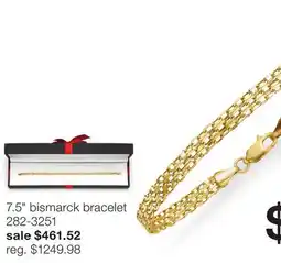 JC Penney 7.5 bismarck bracelet offer