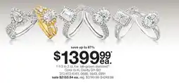 JC Penney 1-1/3 to 2 ct. t.w. lab-grown diamond‡◊ offer