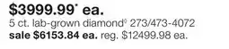 JC Penney 5 ct. lab-grown diamond ◊ offer