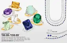 JC Penney Genuine, simulated &/or lab-created gemstone§ offer