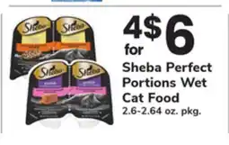 ACME Sheba Perfect Portions Wet Cat Food offer