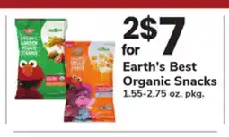 ACME Earth's Best Organic Snacks offer