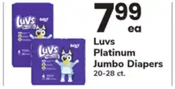 ACME Luvs Platinum Jumbo Diapers offer