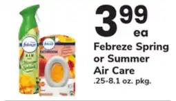 ACME Febreze Spring or Summer Air Care offer