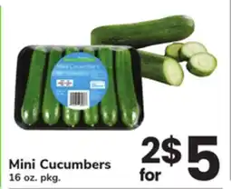 ACME Mini Cucumbers offer