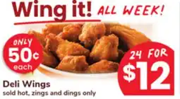ACME Deli Wings offer