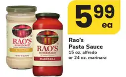 ACME Rao's Pasta Sauce offer