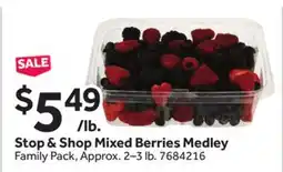 Stop&Shop Stop & Shop Mixed Berries Medley offer