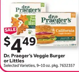 Stop&Shop Dr. Praeger's Veggie Burger or Littles offer