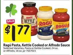 Stop&Shop Ragú Pasta, Kettle Cooked or Alfredo Sauce offer