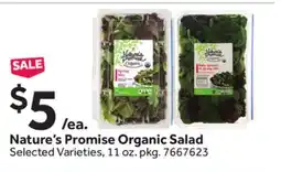 Stop&Shop Nature's Promise Organic Salad offer