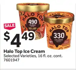 Stop&Shop Halo Top Ice Cream offer