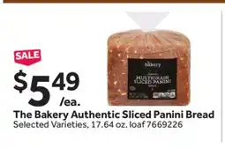 Stop&Shop The Bakery Authentic Sliced Panini Bread offer