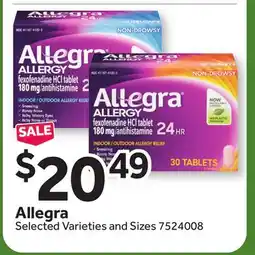 Stop&Shop Allegra offer