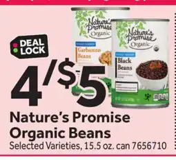 Stop&Shop Nature's Promise Organic Beans offer