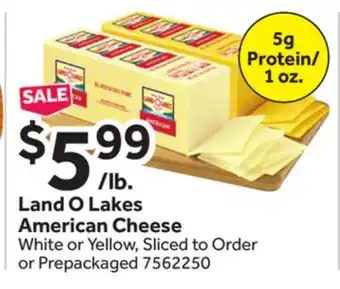 Stop&Shop Land O Lakes American Cheese offer